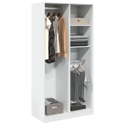 Gossi sifonier, alb, 100x50x200 cm, pal