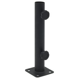 Gossi suport de umbrela pentru stalp de Ø32/34/38 mm, negru mat, otel