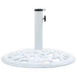 Gossi suport de umbrela, alb, 12 kg, fonta, 48 cm