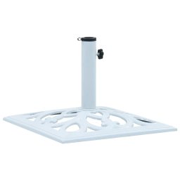 Gossi suport de umbrela, alb, 12 kg, fonta, 49 cm