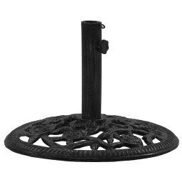 Gossi suport de umbrela, negru, 48x48x33 cm, fonta