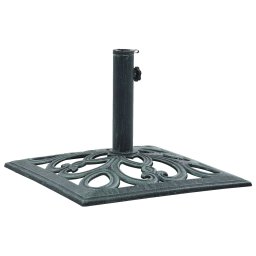 Gossi suport de umbrela, verde, 12 kg, fonta, 49 cm