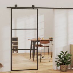 Gossi usa glisanta cu set feronerie, 90x205 cm, sticla esg/aluminiu
