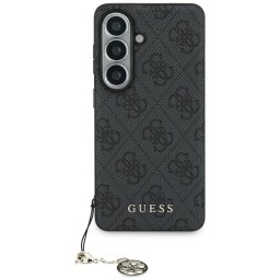 Husa silicon Samsung Galaxy S26 Guess - Hardcase 4G Classic Logo Charm (GUHMS26SGF4GGR) Black