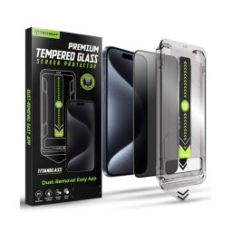 Geam Soc Protector Privacy Full Glue iPhone 15, iPhone 15 Pro, iPhone 16