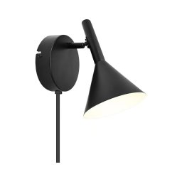 Nordlux - Aplică de perete KELVIS 1xGU10/12W/230V neagră