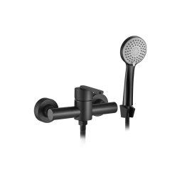 REA-B5500 - Set de duș cu baterie ONTARIO, negru