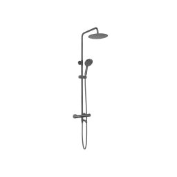 REA-P6386 - Set de duș cu baterie termostatică LUNGO titan