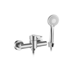 REA-B5502 - Set de duș ONTARIO cu baterie, nichel