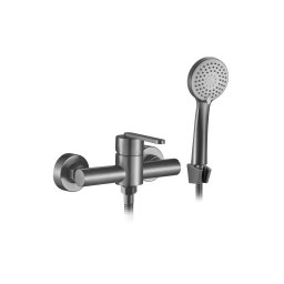 REA-B5503 - Set de duș cu baterie ONTARIO, titan