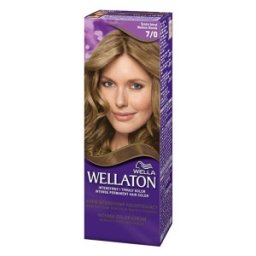 Vopsea de Par Permanenta Wella Wellaton 7/0 Medium Blonde, 110 ml