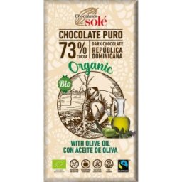 Set 3 x Ciocolata Neagra BIO cu Ulei Extravirgin de Masline, 100 g, Chocolates Sole