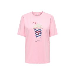 ONLY T-Shirt Onlburst Life S/S Popcorn Box 15343431 13-2008 TCX romance rose