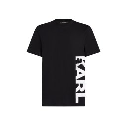 KARL LAGERFELD M T-Shirt Karl Vertical Logo A2M46038 999 black