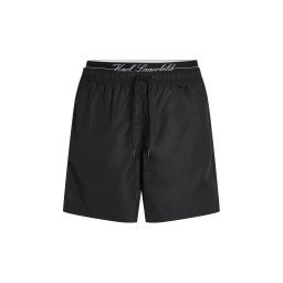 KARL LAGERFELD M Costum de baie Hotel Karl Crest Medboardshort B1M46010 999 black