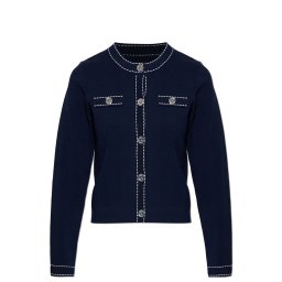 MICHAEL KORS Jachetă Cntrst Stitch MR661EW33D 409 midnightblue