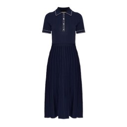 MICHAEL KORS Rochie Contrast St Polo Ss Midi MR683C0BFD 409 midnightblue