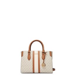MICHAEL KORS Geantă Becca Md Satchel 30R6GQ6S2B 149 vanilla/acrn