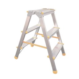 Scara tip scaunel cu 3 trepte din aluminiu Alve Eurostyl Hobby 923, 63 cm