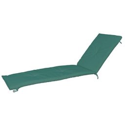 Saltea perna pentru sezlong LEQ Langeland verde, 195x55 cm