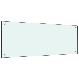 Panou antistropi de bucatarie, alb, 100x40 cm sticla securizata GartenMobel Dekor