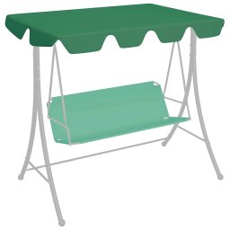 Copertina de rezerva leagan gradina, verde, 188/168x145/110cm GartenMobel Dekor