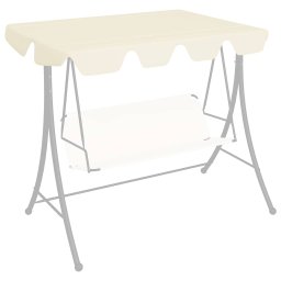 Copertina de rezerva leagan gradina, crem, 150/130x105/70 cm GartenMobel Dekor