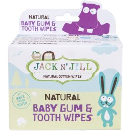 Jack N’ Jill Natural Șervețele umede pentru a proteja dintii si gingiile 25 buc