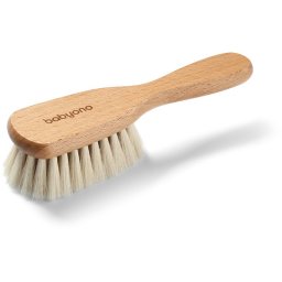 BabyOno Take Care Brush with Natural Bristles perie de par pentru nou-nascuti si copii 1 buc