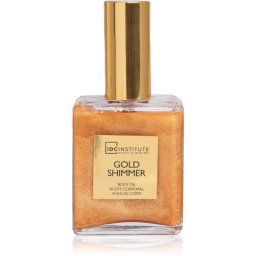 IDC Institute Gold Shimmer ulei uscat de corp cu efect bronzant 50 ml