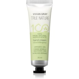 Vivian Gray True Nature Citrus & Bergamot crema de maini hidratanta 30 ml