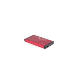 HDD Enclosure 2.5' HDD S-ATA TO USB 3.0, red, GEMBIRD 'EE2-U3S-2-R'