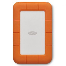HDD Extern LaCie Rugged Secure, 2TB, USB 3.0, Rezistent la socuri (Portocaliu)