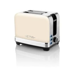 Eta 916690040 Paine prajitor retro, 2 felii, 7 trepte de coacere, 930W, Bej