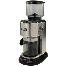 Rasnita electrica de cafea De'Longhi Dedica KG 520M, 150 W, 350 g, Argintiu / Negru
