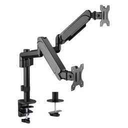 Equip 650133 Consola pentru monitor de birou inclinabil, 17"-32", 2 monitoare, Negru