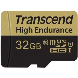 Memory Card microSDXC Transcend High Endurance 32GB, Class 10, UHS-I U1 + Adaptor SD