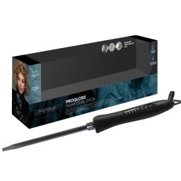 Ondulator profesional pentru bucle afro Revamp TO-1100-EU, Invelis protector ceramic cu keratina, uleiuri de argan si nuca de cocos, 10mm, 210ºC – 120ºC