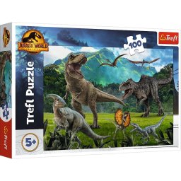 Puzzle Trefl, Jurassic World, Lumea dinozaurilor, 100 piese
