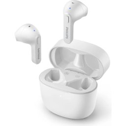 Casti audio in ear Philips TAT2236WT/00, True Wirelles, Bluetooth, autonomie 18 ore, Alb
