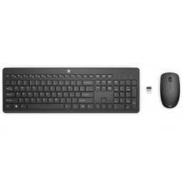 Kit HP 235 - Tastatura Wireless, USB, Black + Mouse Optic, USB Wireless, Negru