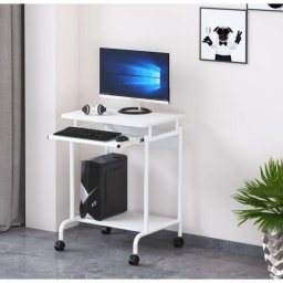 Birou computer Techly ''Compact'' Alb