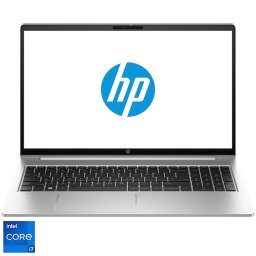 Laptop HP ProBook 450 G10, Intel Core i7-1355U, 15.6 Inch FHD, 16GB RAM 512GB SSD, Intel UHD Graphics, Free DOS, argintiu (INT Keyboard)