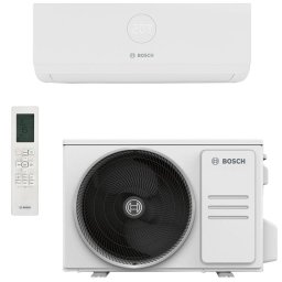 Aparat de aer conditionat Bosch Climate 3000i, 12000 BTU, A++ A+, Filtru catalizator rece, functie Wind avoid me, functie Follow-me, Wi-Fi Ready, Alb