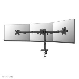 Suport birou triplu pentru monitoare NEOMOUNTS DS60-600BL3, Pentru 3 monitoare, Diagonala 10"-27", Greutate maxima 6 kg per monitor, VESA 75x75~100x100, Negru