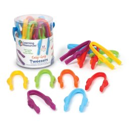 Set 12 pensete colorate de la Learning Resources, 6 culori, Varsta recomandata: 2 - 5 ani