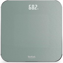 Cantar de baie TEFAL Premiss PP1903V0, capacitate 160 kg, pornire/oprire automata, platforma sticla securizata, argintiu