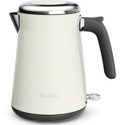 Fierbator Tefal Collection KI666AE0, 2400W, rezervor apa 1.7L, otel inoxidabil, filtru detasabil & lavabil, indicator nivel apa, oprire automata, depozitare cablu, Alb