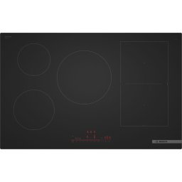 Plita cu inductie Bosch Seria 6 PVW81CHB1E, 80cm, 5 arzatoare, Negru Mat