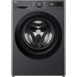 Masina de spalat rufe Slim LG F2WR508SBM, 8 kg, 1200 rpm, Clasa A, Motor Direct Drive, Smart Diagnosis, Negru